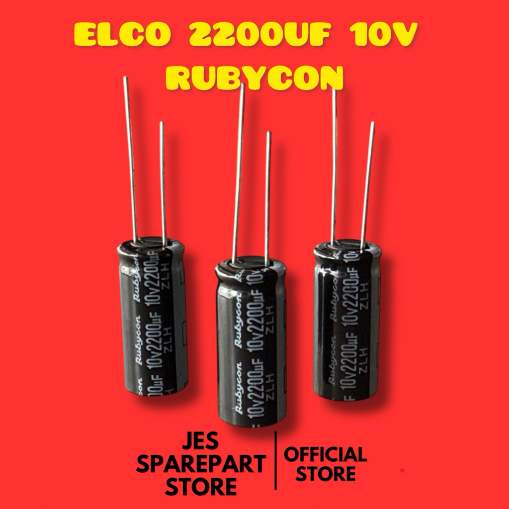 ELCO 2200UF 10V RUBYCON