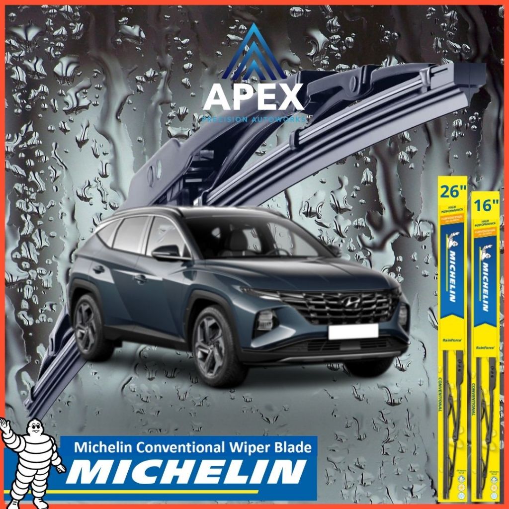 MICHELIN RAINFORCE CONVENTIONAL WIPER สําหรับ HYUNDAI TUCSON (NX4)