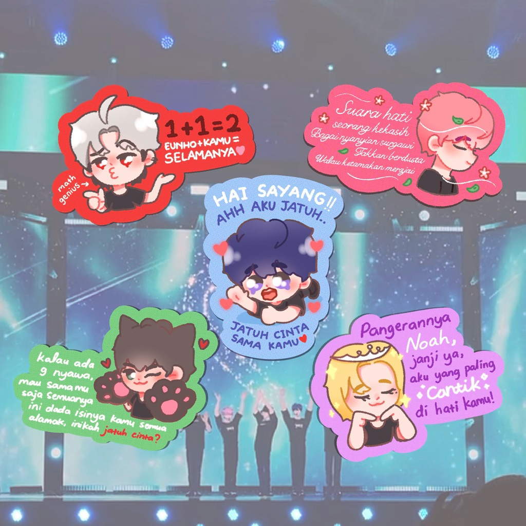 สติ๊กเกอร์ Plave DQL Gombal