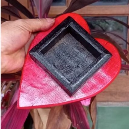 ASHTRAY - WOODEN ASHTRAY - ASHTRAY - CIGARETTE ASHTRAY - COLLECTION ASHTRAY - TEAK WOOD ASHTRAY