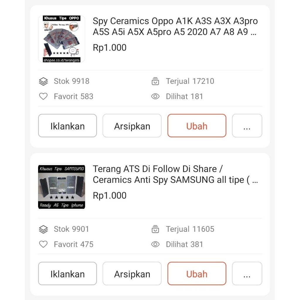 LAYAR Anti-Spy Ceramics Type VIVO Y91 / Y91i / Y91C / Y93 / Y95 / Y1S / V11 PRO Anti-Spy Screen Prot