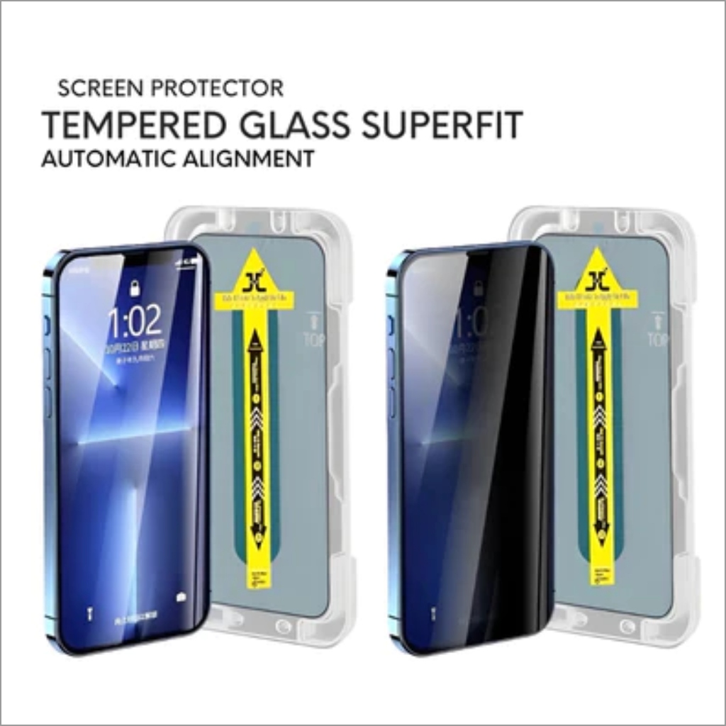 กระจกนิรภัย Super Fit IQOO Z6 5G IQOO 7 IQOO 11S Anti-Scratch Clear Glass Anti-Spy Privacy Dynamic