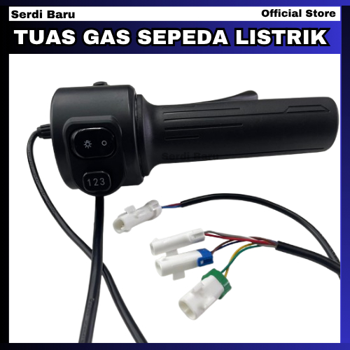 GAS HANDLE - จักรยานไฟฟ้า HANDGRIP UWINFLY D65 D60 D70 D75 M60 D7D D8D R7S T60 M60L D65ADV เดิม