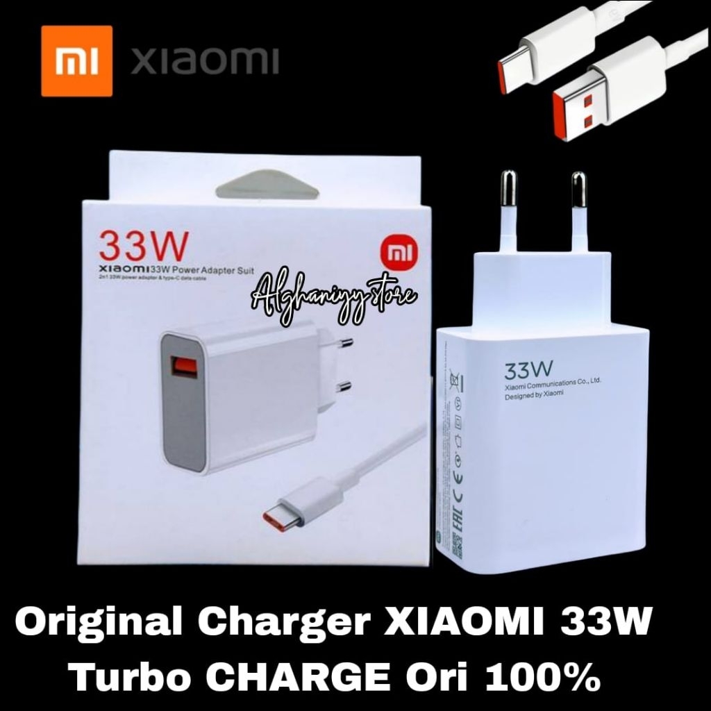 Xiaomi PCO M4 Pro M5s M6 Charger Original 100% Turbo Charge 33W USB C