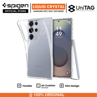 Case for Samsung Galaxy S25 S24 S23 Ultra Plus Edge Spigen Liquid Crystal Clear Casing