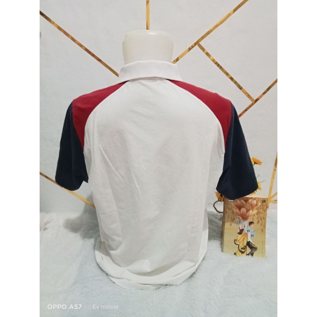 Lcos sport เสื้อเชิ้ตคอปกโปโลจัมโบ้