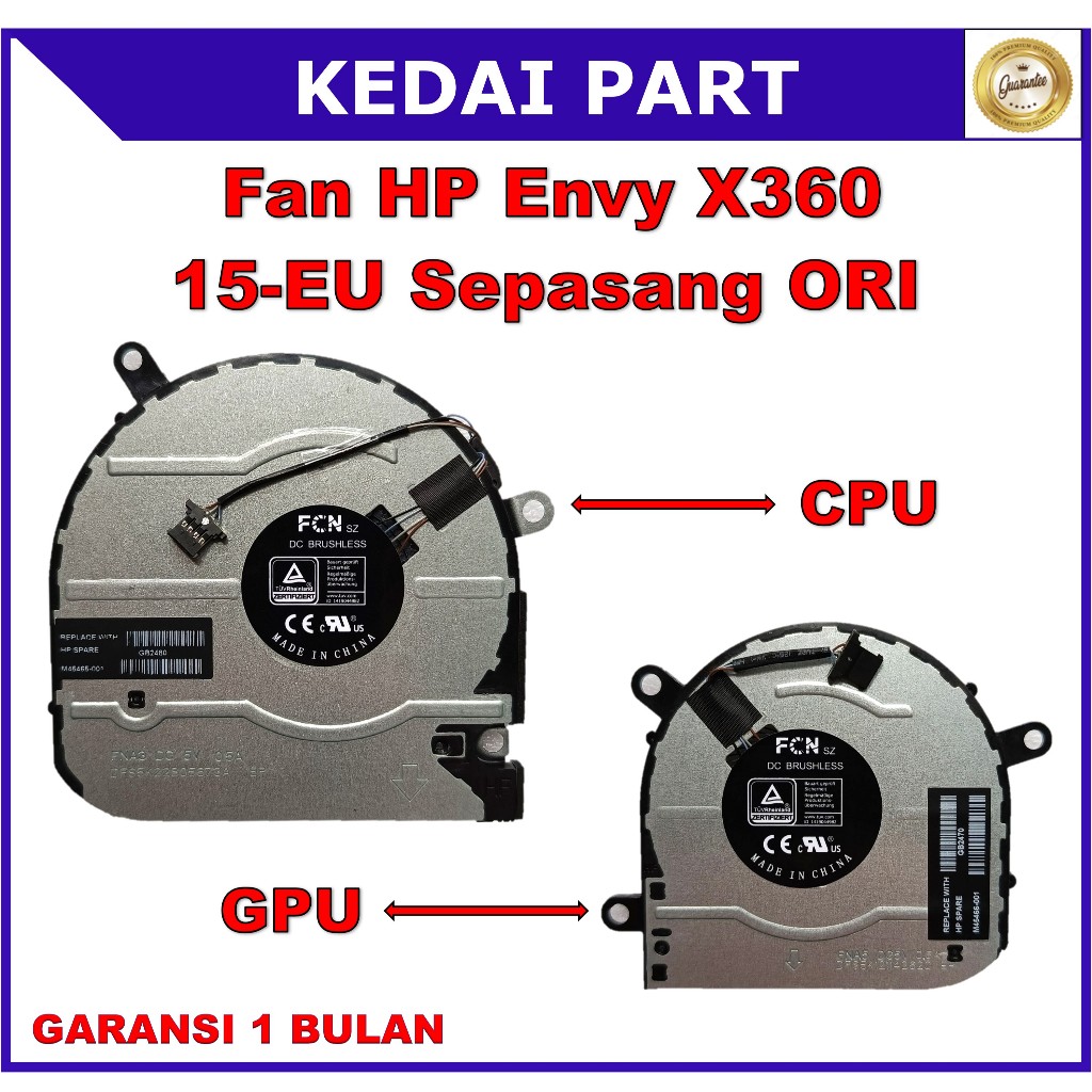 พัดลม HP Envy X360 15-EU 15-EU1010NR 15-EU1026NR 15-EU1073CL 15M-ES 15M-EU 15M-EU 15M-EU0013DX 15M-E