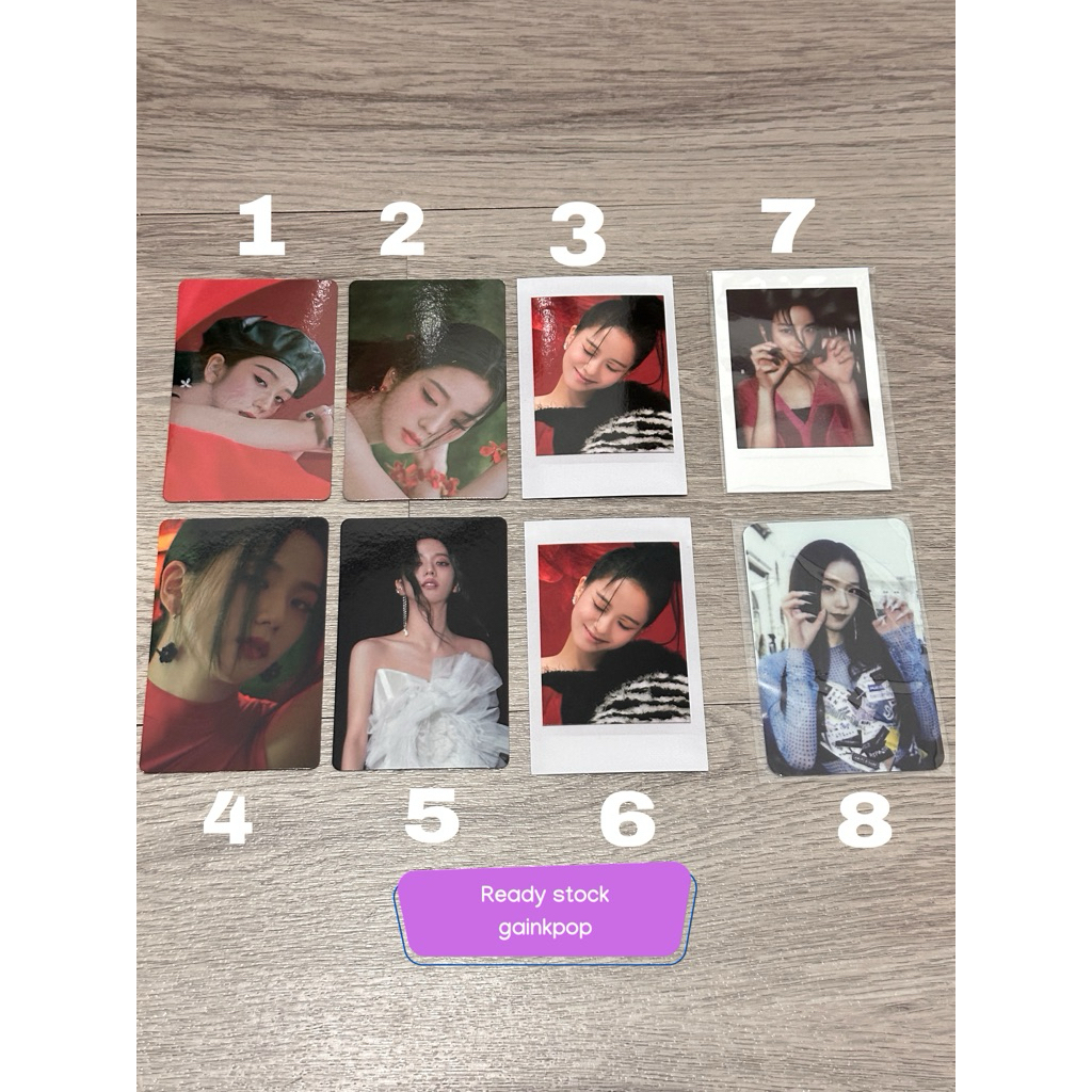 [พร้อม] ซัพพลายเออร์อย่างเป็นทางการ Jisoo ME POB Photocard