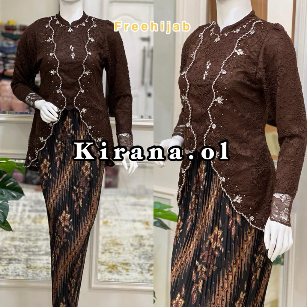 (ฟรีฮิจาบ) KIRANAOL - MODERN SEQUIN KEBAYA DRESS - PARTY KEBAYA - PARTY KEBAYA - MODERN KEBAYA - MOD