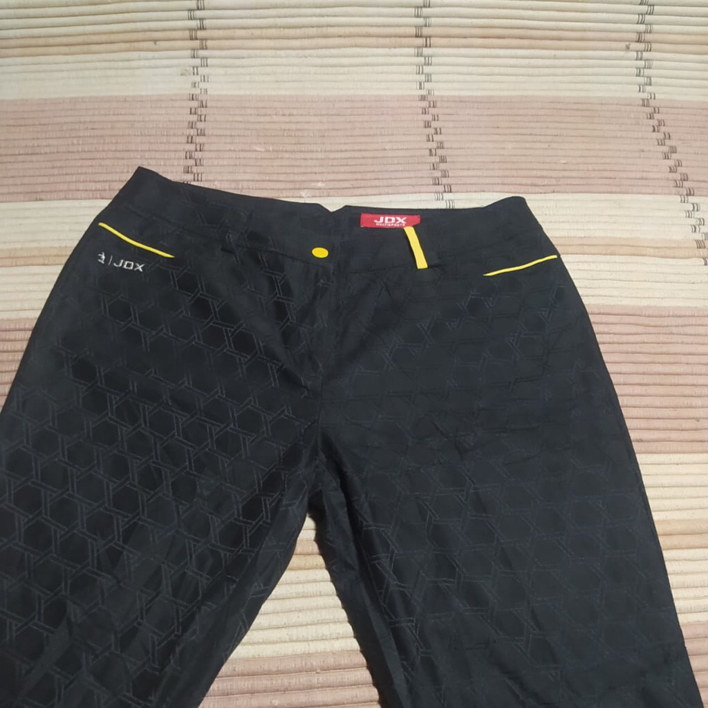 กางเกงกีฬา JDX GOLF สีดํา ของแท้ มือสอง Preloved
