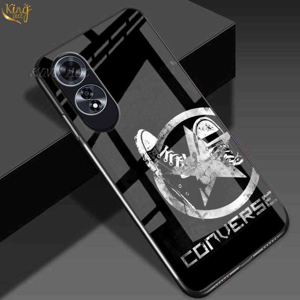 Softcase Glass Glitter สําหรับ OPPO A60 - ปลอก Hp OPPO A60 - เคสป้องกัน Hp OPPO A60 -K87