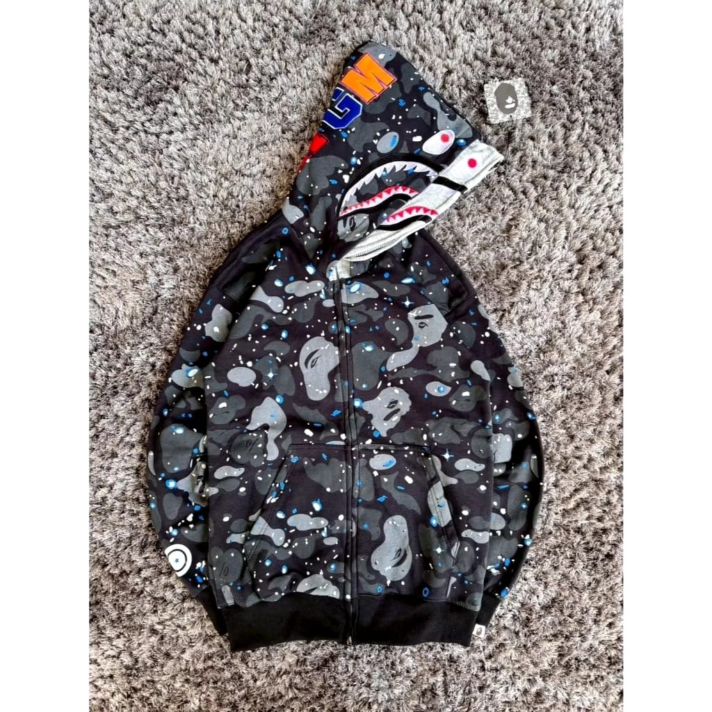 BAPE DOUBLE GLOW ZIPPER HOODIE