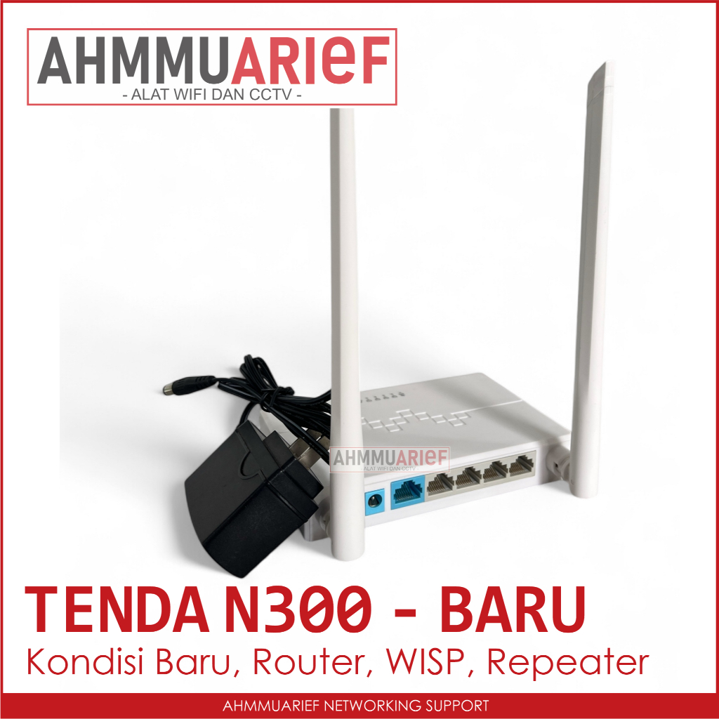 ใหม่ - TENDA N300 N301 WIRELESS ROUTER EXTENDER ACCESS POINT WIFI REPEATER WISP