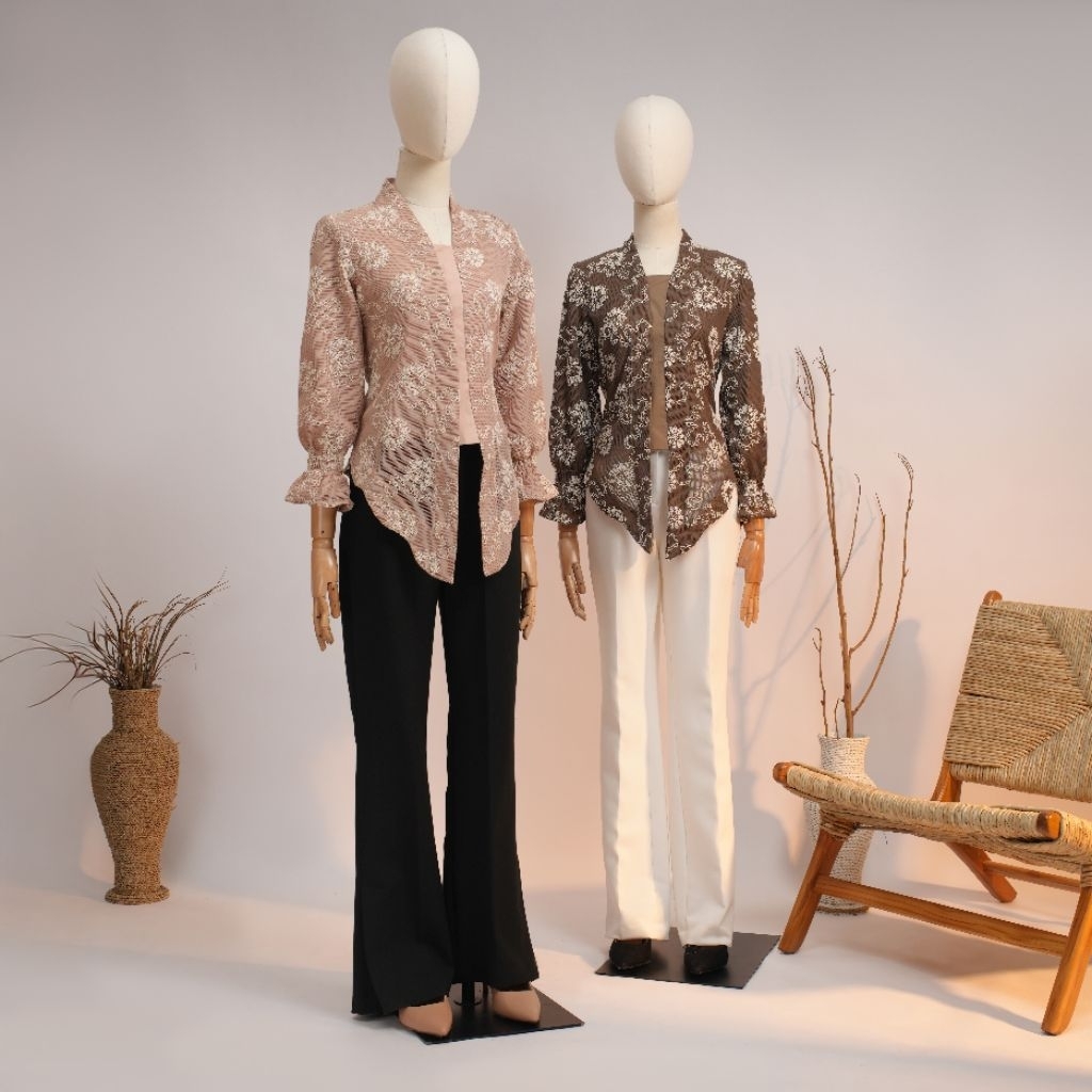 Womens Kebaya Top N41 Brocade New Model