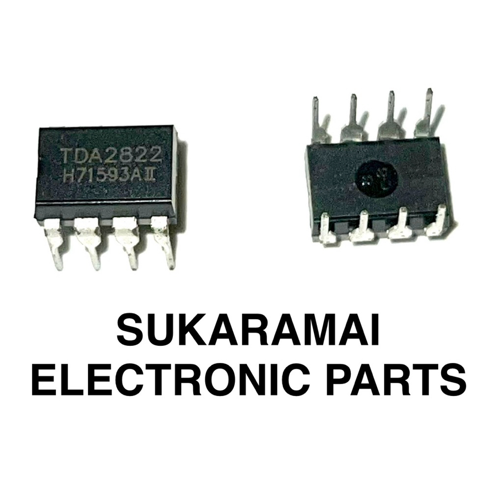 IC TDA2822 TDA 2822 Leg 8 เครื่องขยายเสียงแรงดันต่ําคู่