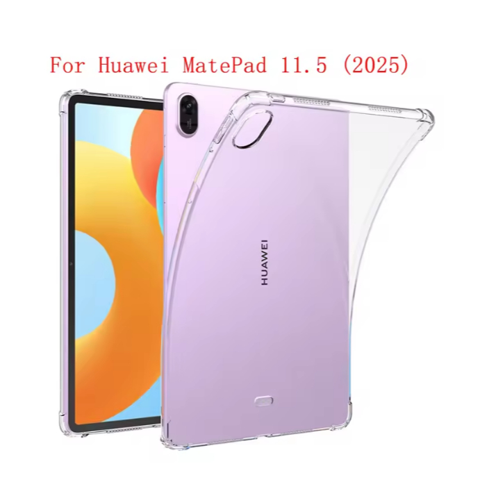 เคสซิลิโคนสําหรับ HUAWEI MATEPAD 11.5 2025 (TXZ-W09) / MATEPAD 11.5 2023 (BTKR-W09)) ANTI CACK CLEAR