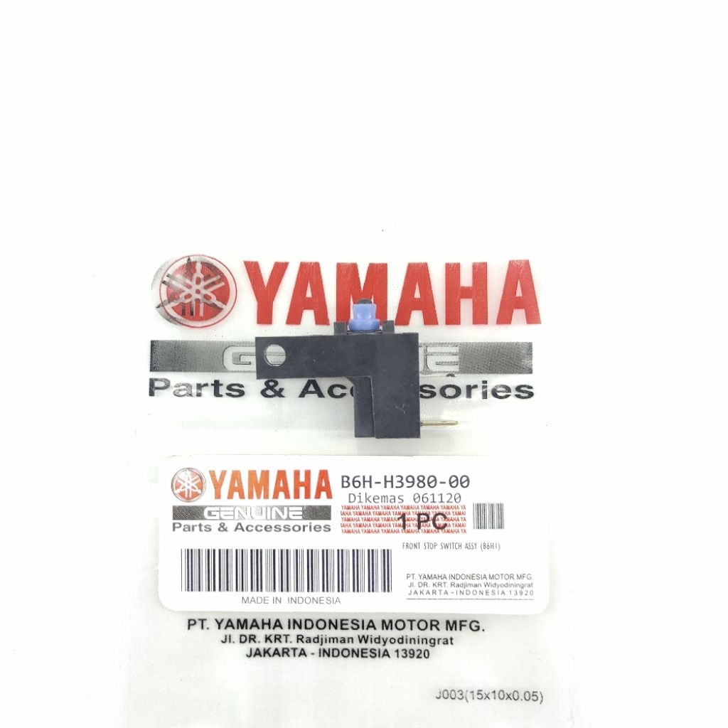 สวิตช์เบรคหน้า Stop Switch Assy Right Yamaha Nmax New - New N Max Original - TOPSemarang