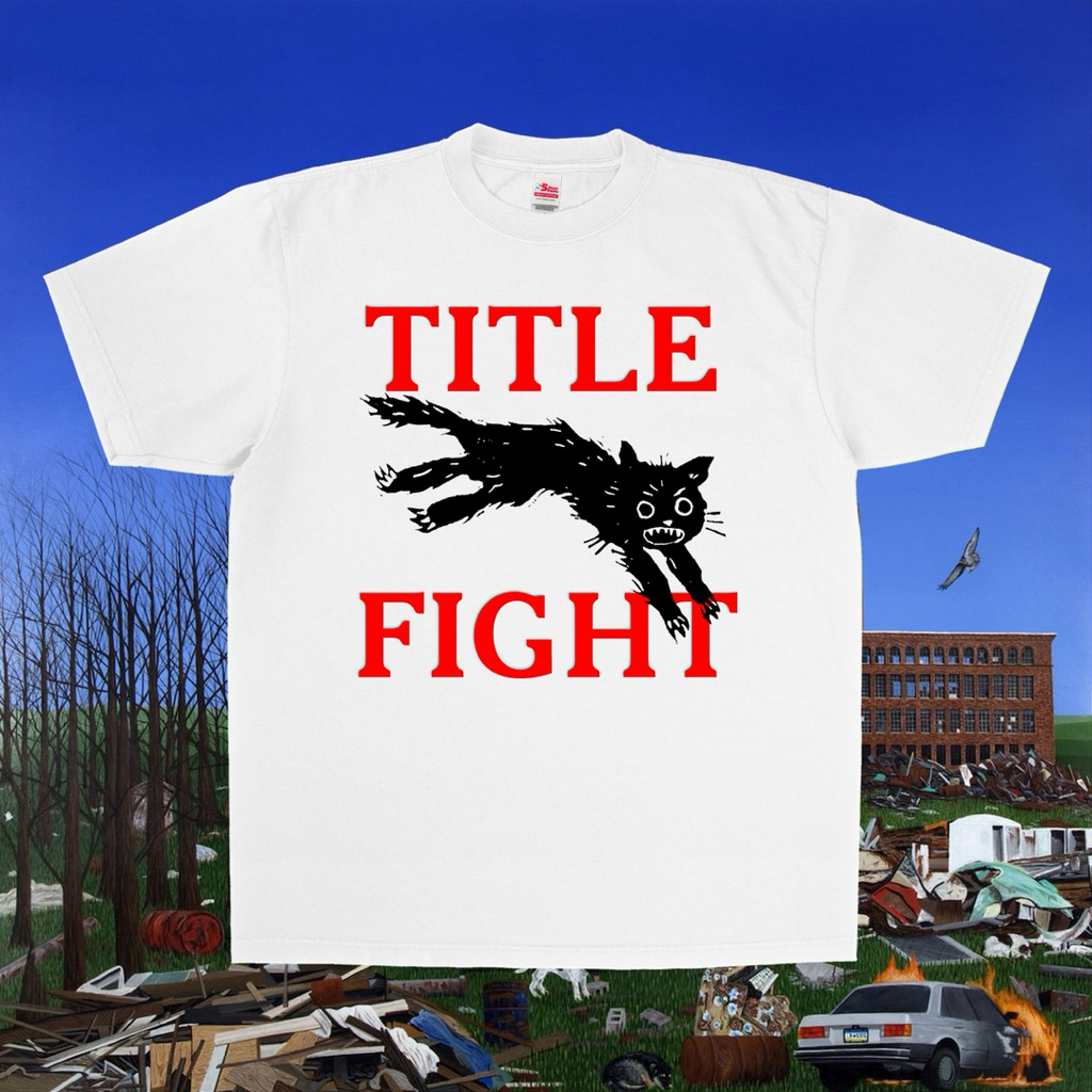 เสื้อยืดวง Title Fight HEAVYWEIGHT | เสื้อยืดวง TITLE FIGHT White
