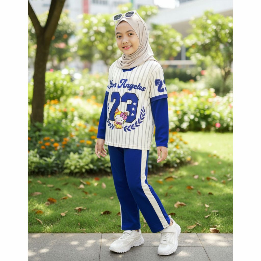CKids Muslimic Girls Suit LA 23 Sporty Girl