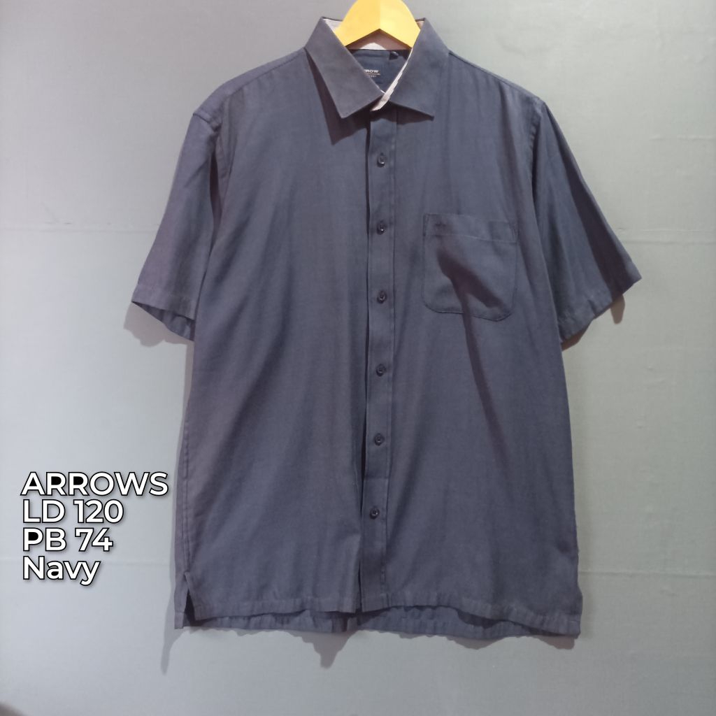 KEMEJA เสื้อเชิ้ตแขนยาวแบรนด์ ARROW มือสอง | เสื้อพรีเลิฟมือสอง