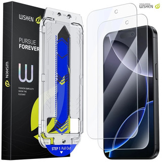 [Tanpa batas hitam] WSKEN Tempered Glass Screen Protector for iPhone 17ProMax-11Pro max x xr  Series 9D Hardness, 8H HD Clarity Scratch-Resistant & Wear-Resistant