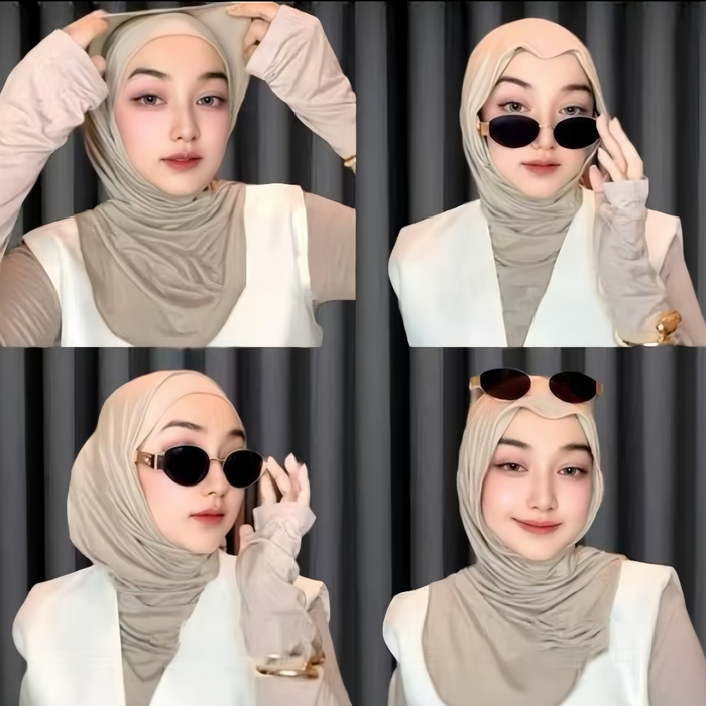 ทันที HJAB HUMA BERGO HUMA COOLTECH PLUS INNER / HIJAB PASHMINA INNER JISO MELEYOT