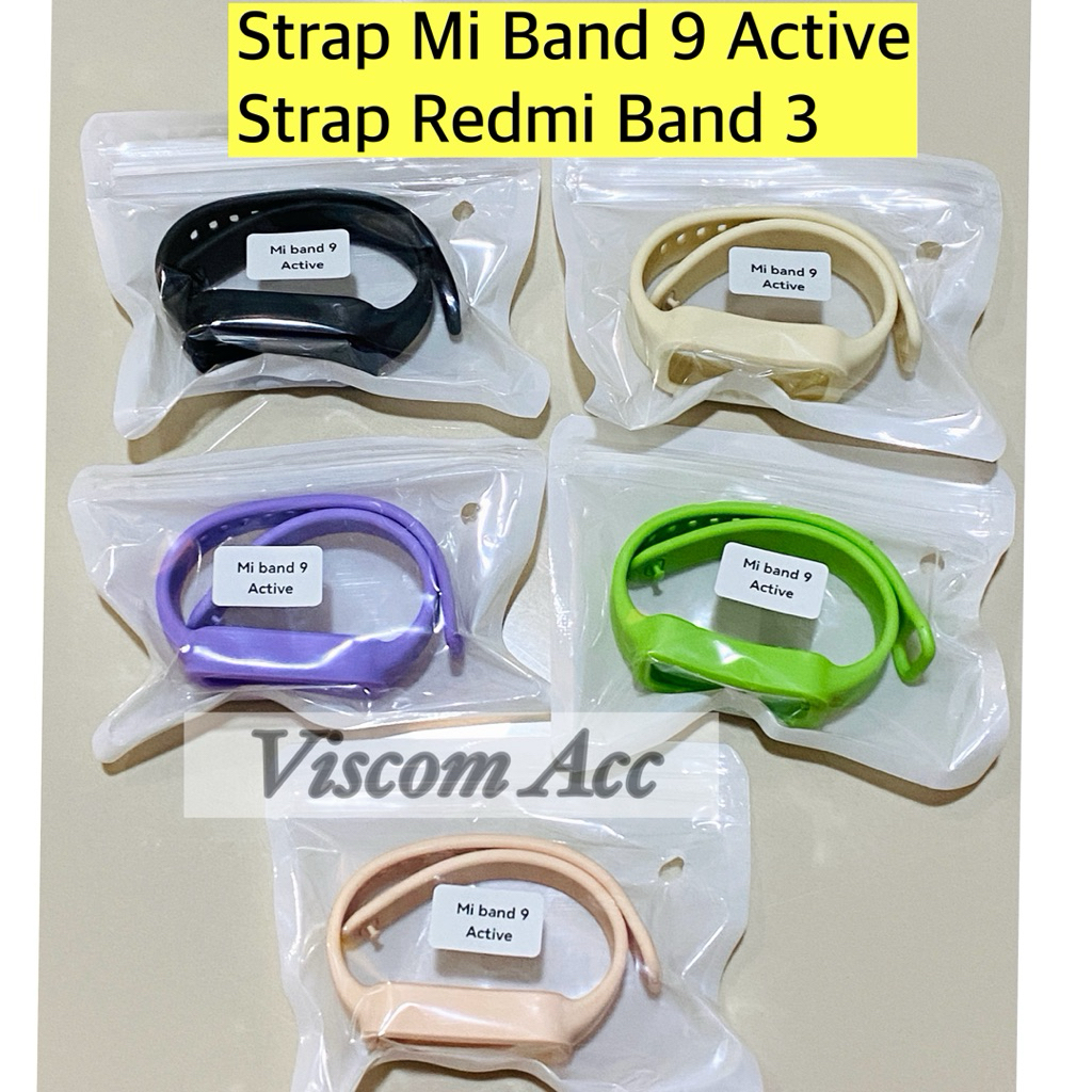 Xiaomi Mi Band 9 Active Strap / สาย Redmi Band 3 / สาย Mi Band 9 Active / สายนาฬิกาซิลิโคน Mi Band 9