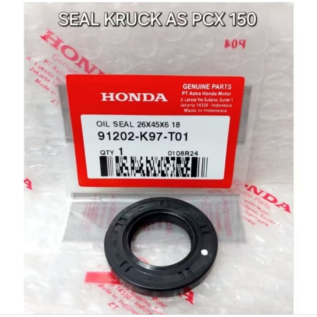 ซีลเพลาข้อเหวี่ยง Pcx 150 ดั้งเดิม 91202-K97-T01