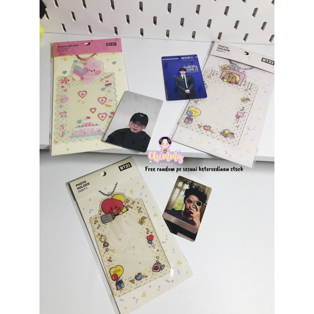 [READY] OFFICIAL BT21 PHOTO HOLDER UNSEALED