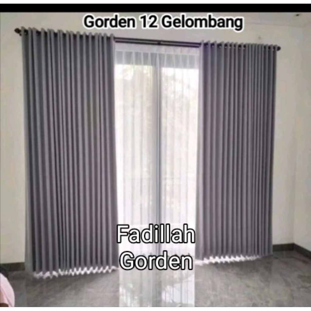 BLACKOUT CURTAINS Blackout CURTAINS PLAIN CURTAINS ประตู WINDOW CURTAINS 12 WAVES/24 แหวน