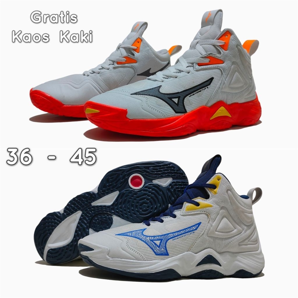รองเท้า Momentum 3 Mid - Mizuno Wave Thunderblade 2 - ใบมีด Mizuno Wave Thunder - รองเท้าวอลเลย์บอล 
