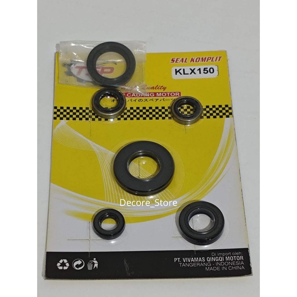 ชุดซีลครบชุดสําหรับ Kawasaki KLX 150 / Dtracker 150 / TSP / อะไหล่ / อะไหล่มอเตอร์ไซค์ / อะไหล่