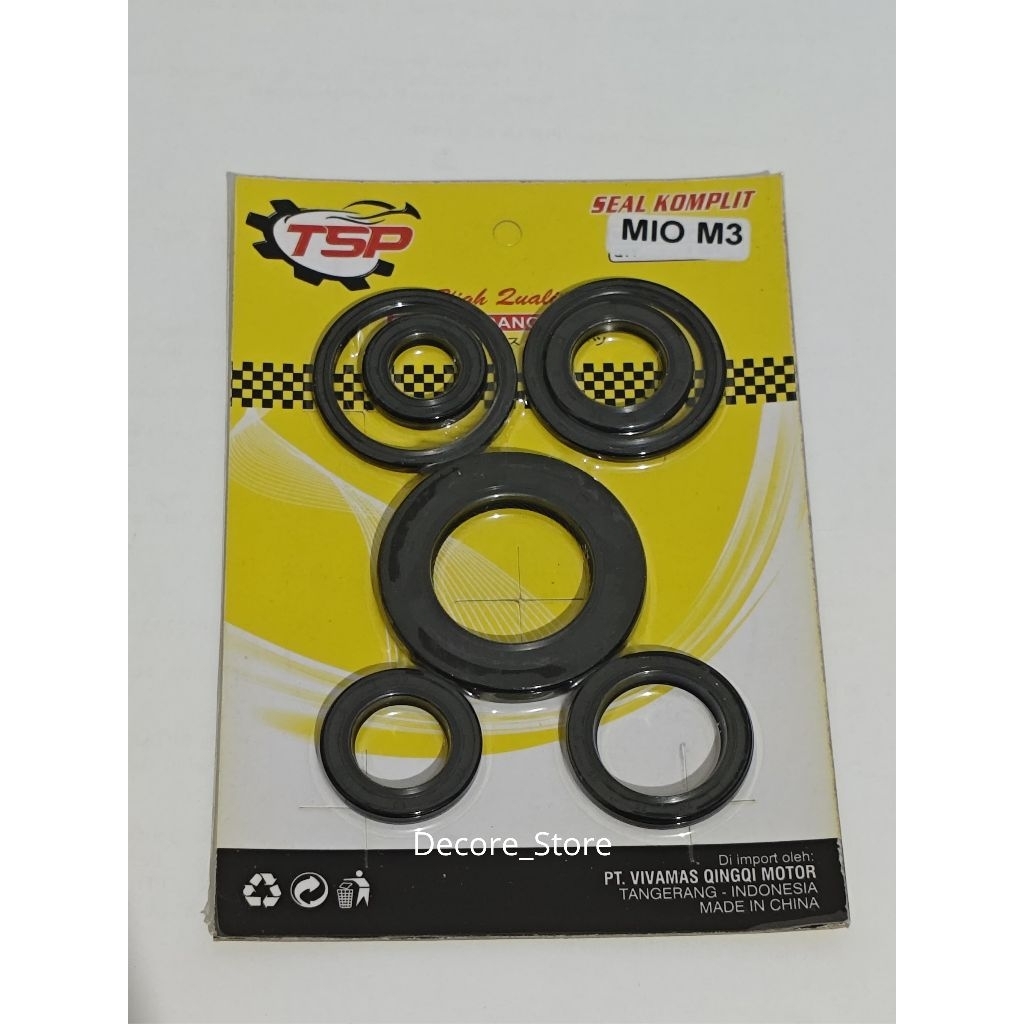 ชุดซีลครบชุดสําหรับ Mio M3/S/Z / Soul GT 125 / Fino 125 / X ขี่ 5 / TPS / อะไหล่ / อะไหล่มอเตอร์ไซค์