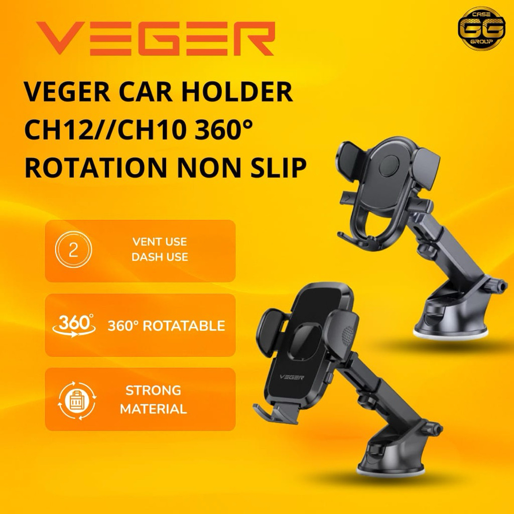 VEGER ที่วางรถยนต์ CH12//CH10360°NON-SLIP ROTATION
