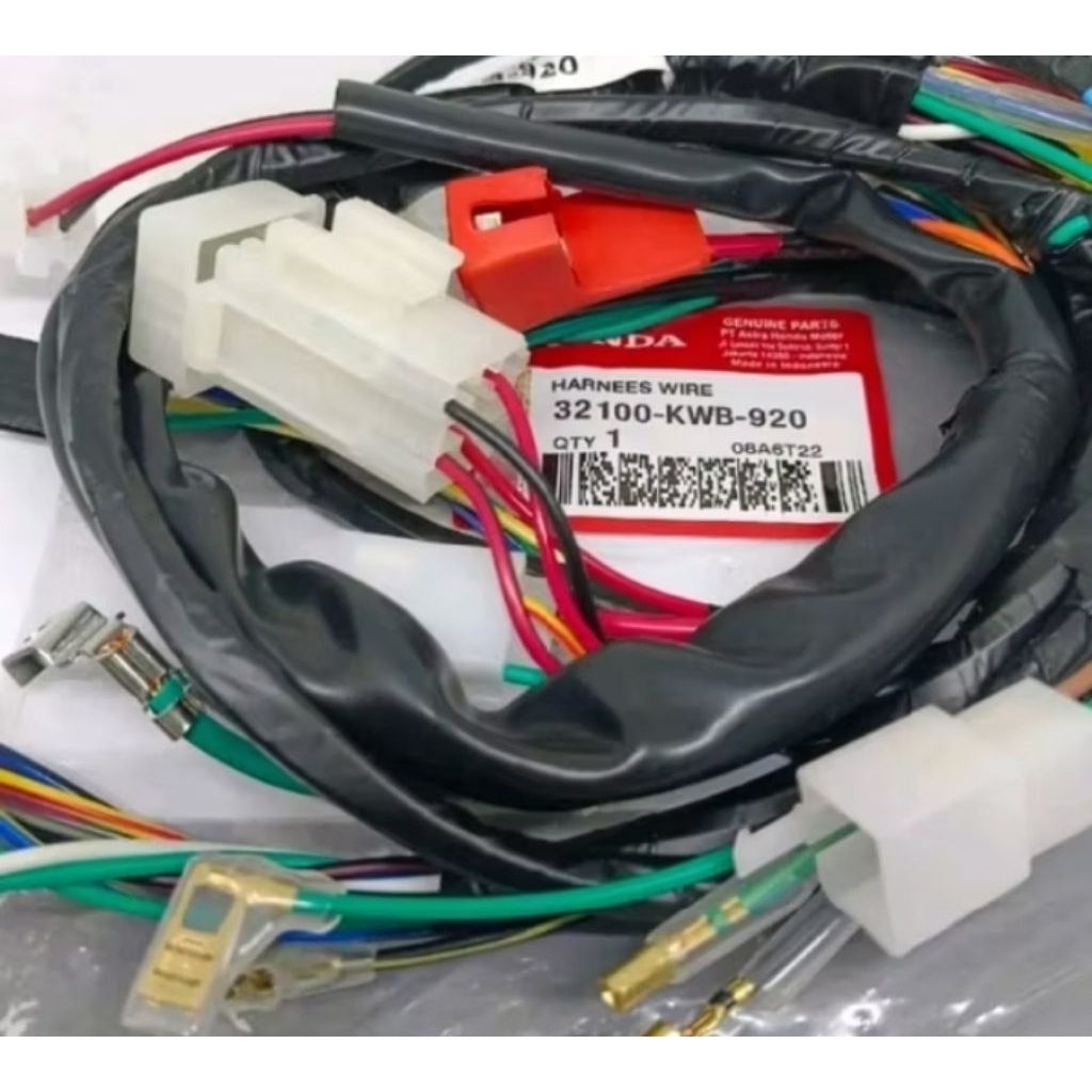 Body cable Assy + สายแบตเตอรี่ KWB Honda Blade old Revo absolute Revo fit คาร์บูเรเตอร์เดิม AHM