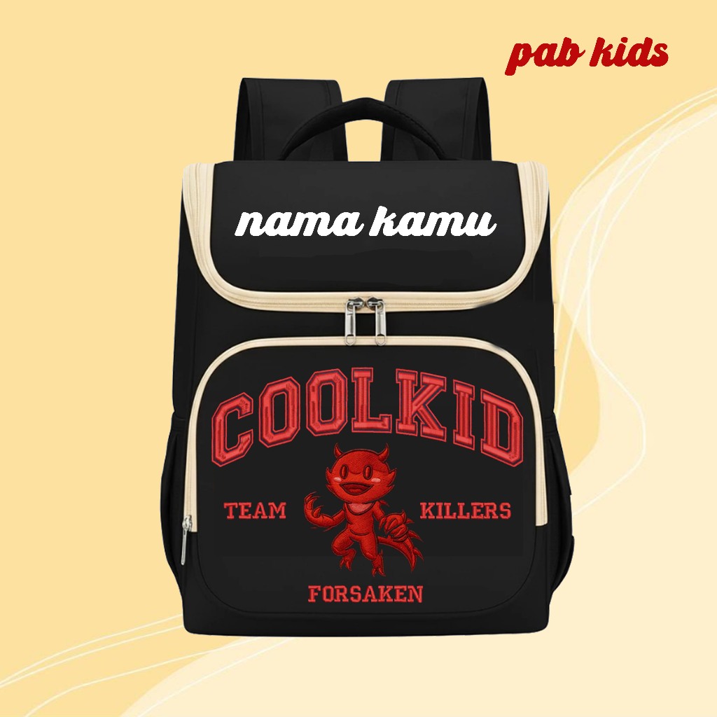 COOLKID FORSAKEN ROBLOX BACKPACK / กระเป๋าแบรนด์กันน้ําที่แข็งแกร่ง / COOLKID FORSAKEN ROBLOX BAG