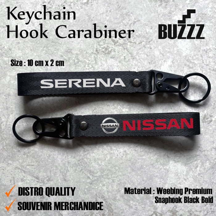 GANTUNGAN SERENA KEY - NISSAN SERENA CARBINER - NISSAN SERENA KEYCHAIN - NISSAN NISMO HOOK