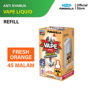 [SPECIAL DISKON] Fumakilla Vape Refill 45 Malam Obat Nyamuk Orange 45ml
