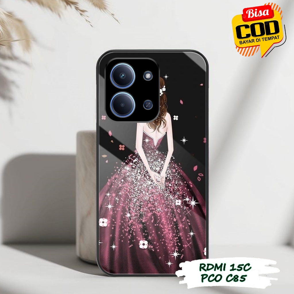 เคส HP REDMI 15C / POCO C85 - STORE CASE (DRESS) - 2D Premium Glossy - Glossy Softcase - เคสโทรศัพท์
