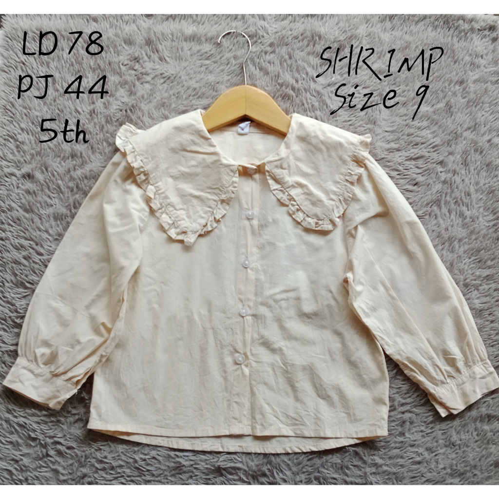 KEMEJA เสื้อคอปกกะลาสี 5th -SHRIMP-