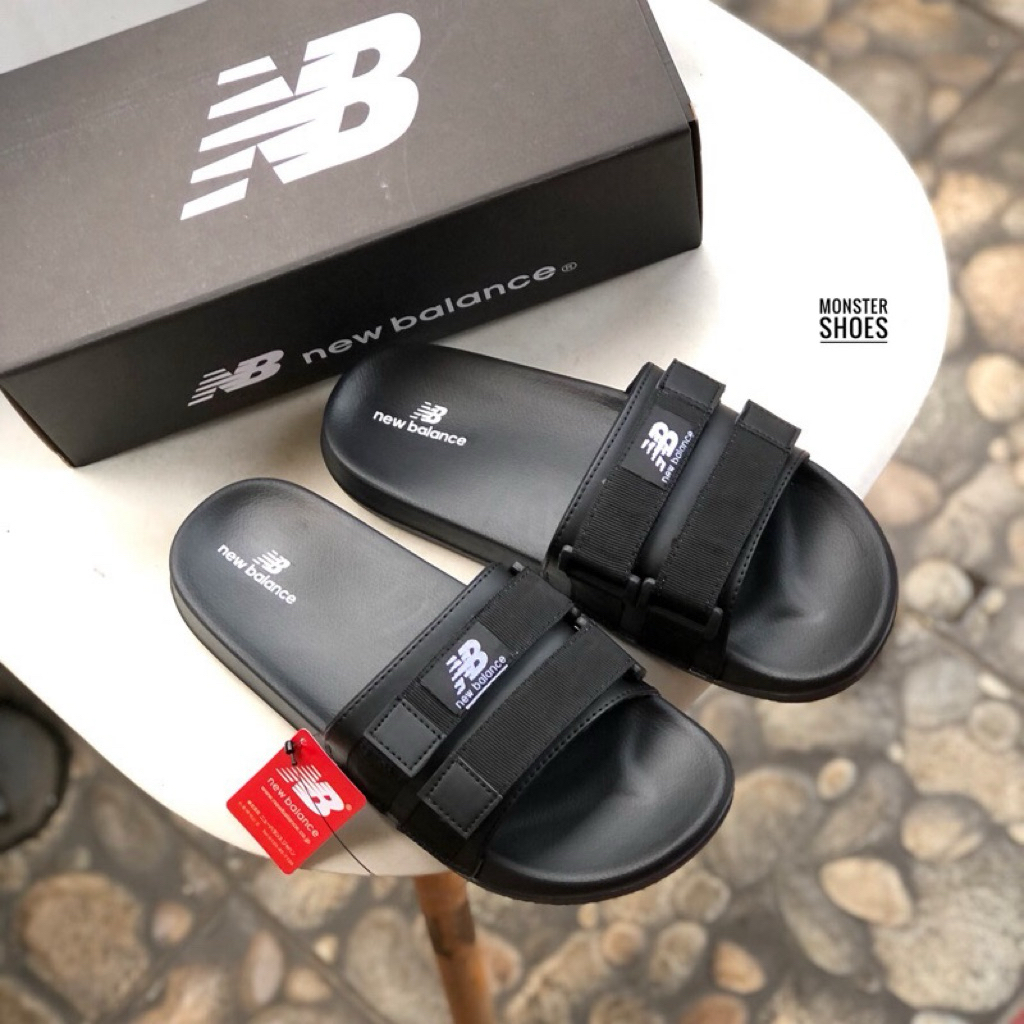 NB NUEBELLENCE DOBBLE BLACK STRAP รองเท้าแตะสไลด์ผู้ชาย ราคา ถูกที่สุด ดีลบีเคเค แกลเลอรีภาพที่ 7