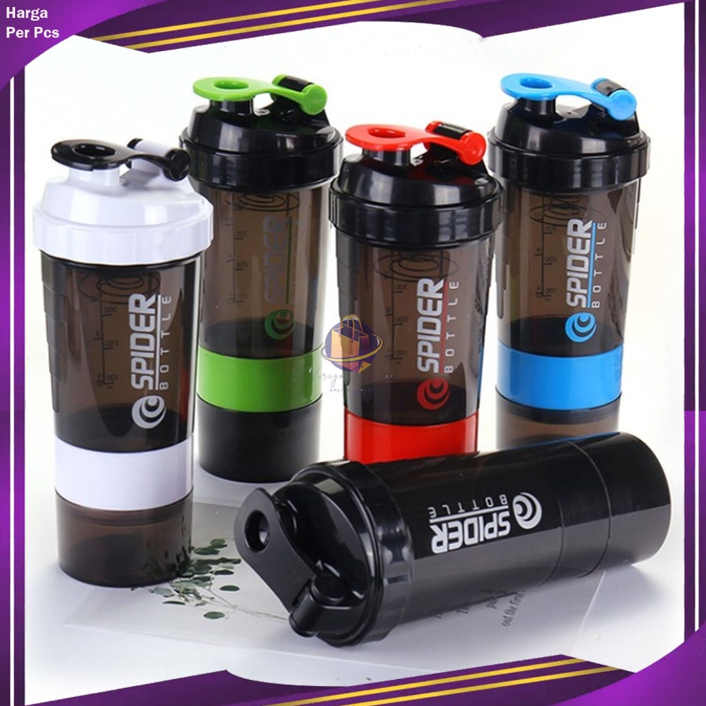 SPIDER Bottle Cup 500ml Gym Bottle Milk Shaker Milk Fitness Shaker