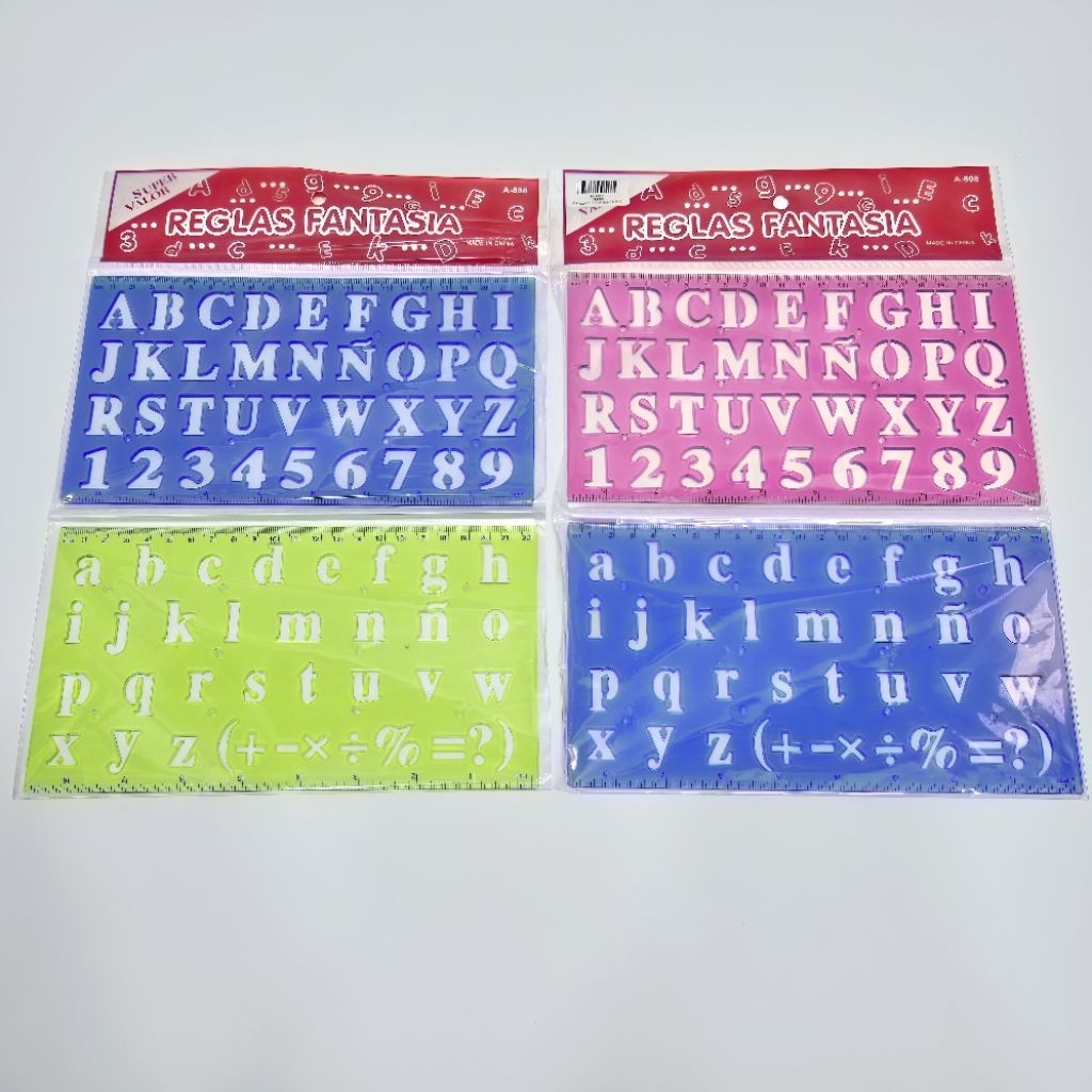 ไม้บรรทัดตัวอักษร A-808