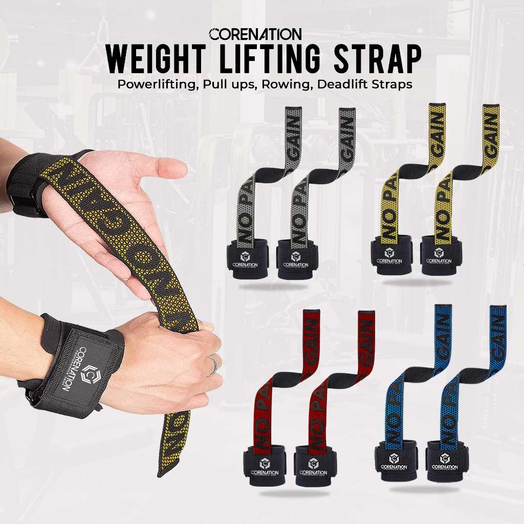 CoreNation Active Wrist Wrap Strap Support Wrist Wrap สายรัดข้อมือยกน้ําหนัก Gym Fitness