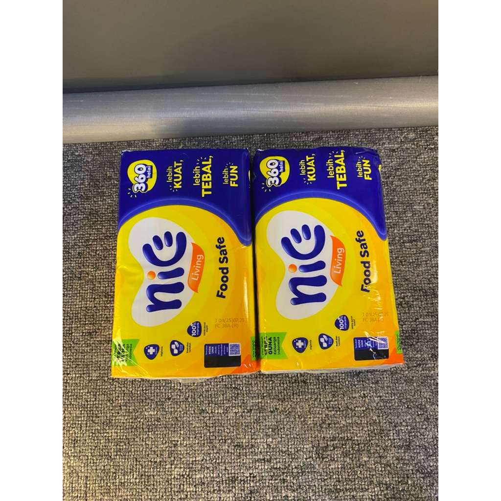 ทิชชู่ Nice 2 ชิ้น บรรจุ 360 แผ่น | กระดาษเช็ดหน้า | ทิชชู่อเนกประสงค์