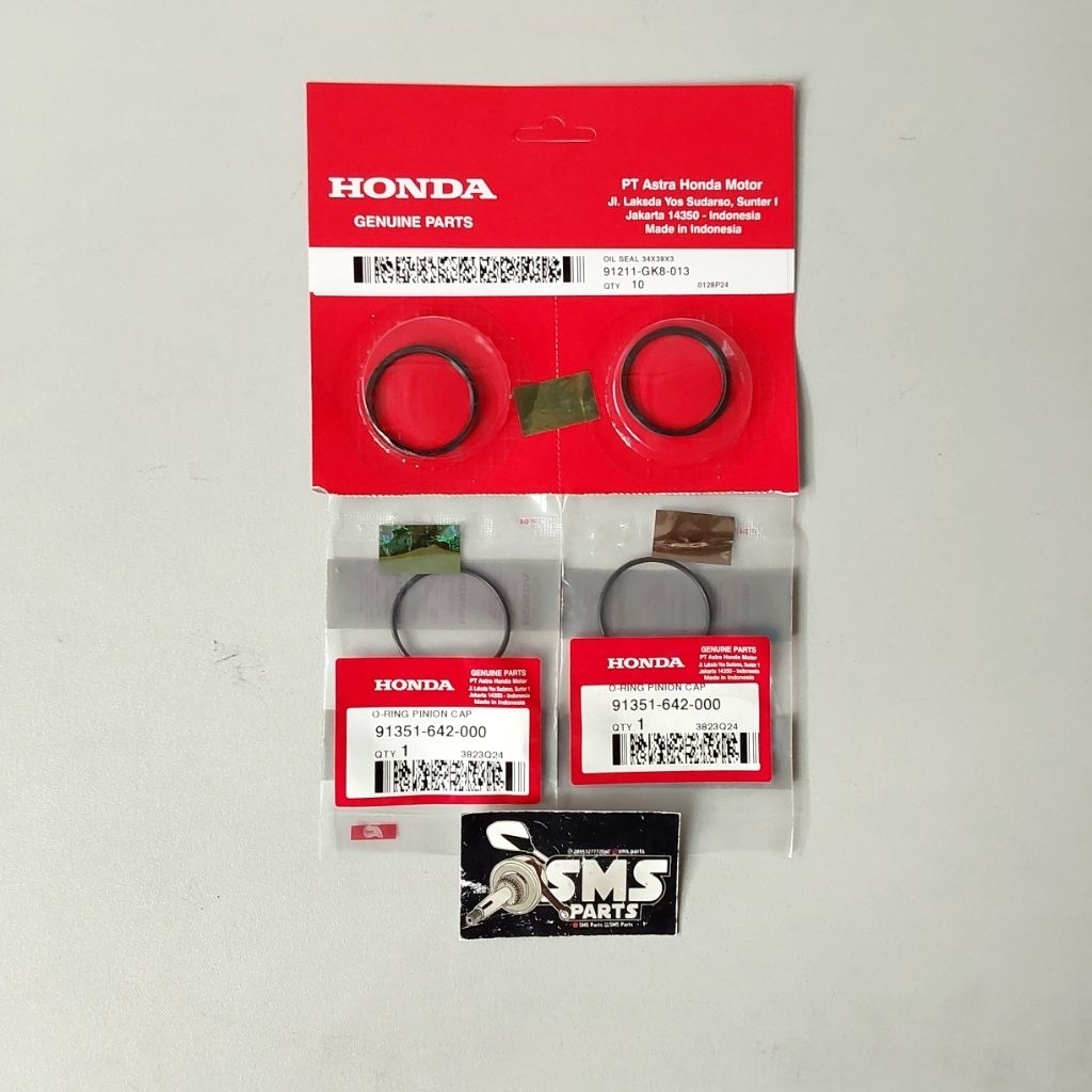 1 ชุด Sil Pully Beat Spacy Carbu Beat Deluxe ISS Original 91211 GK8 013 / 91351 642 000