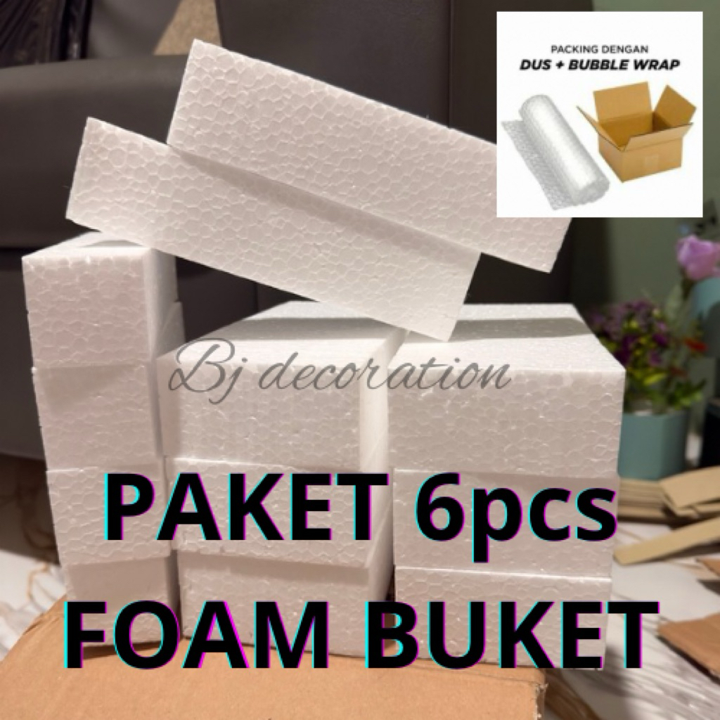 แพ็คเกจ 6 ชิ้น FOAM BOUQUET FACTORY PRICE
