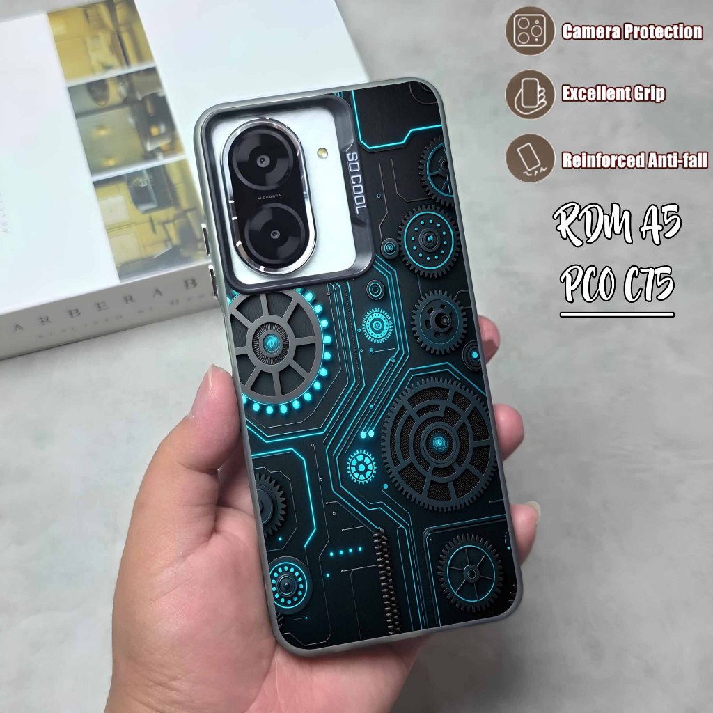 Softcase So Cool สําหรับ Redmi A5 Poco C71 - เคสโฮโลแกรม Redmi A5 Poco C71 - เคส So Cool Redmi A5 Po