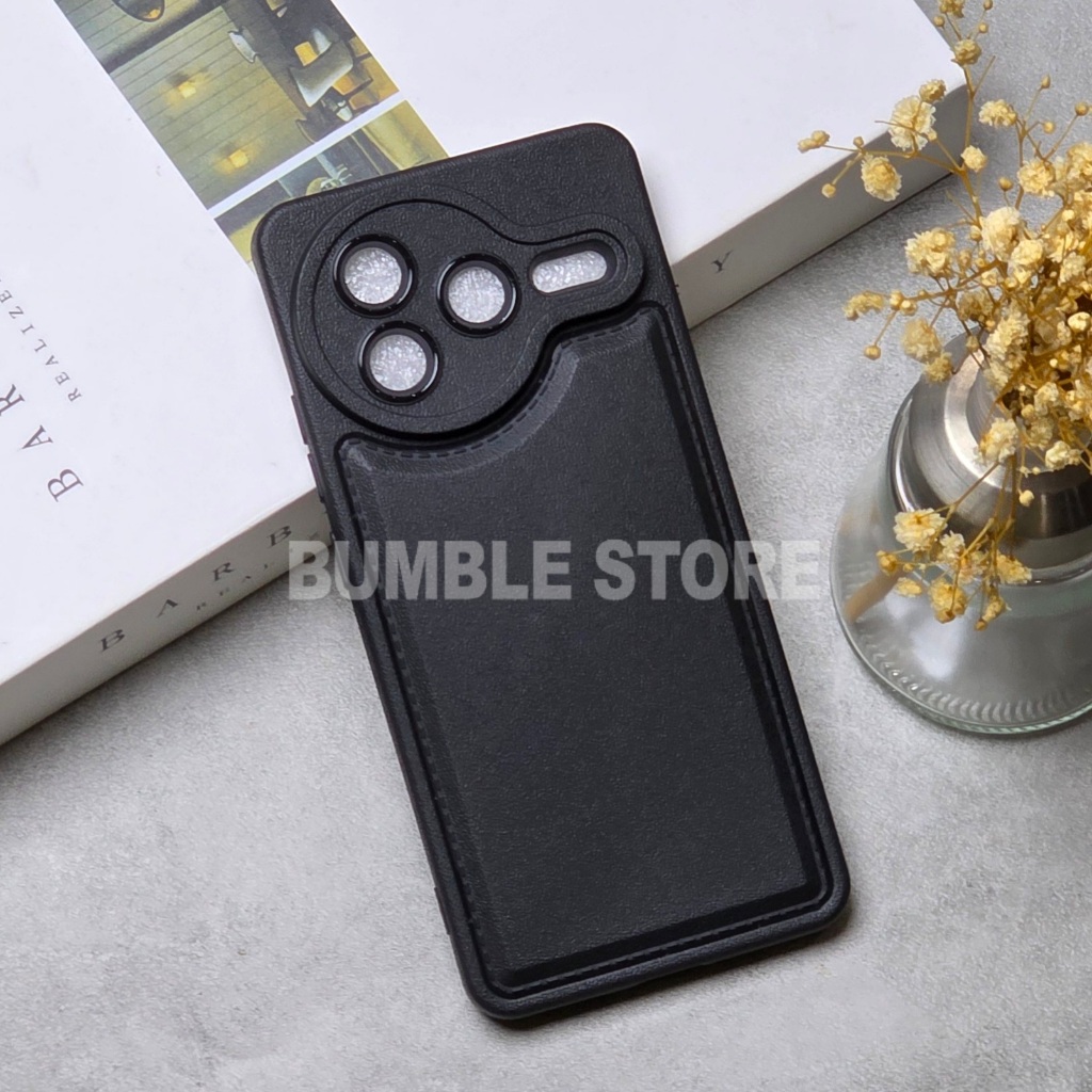 Bumble - เคส Leather Pro Black Softcase Poco F7 Pro Poco F7 Ultra