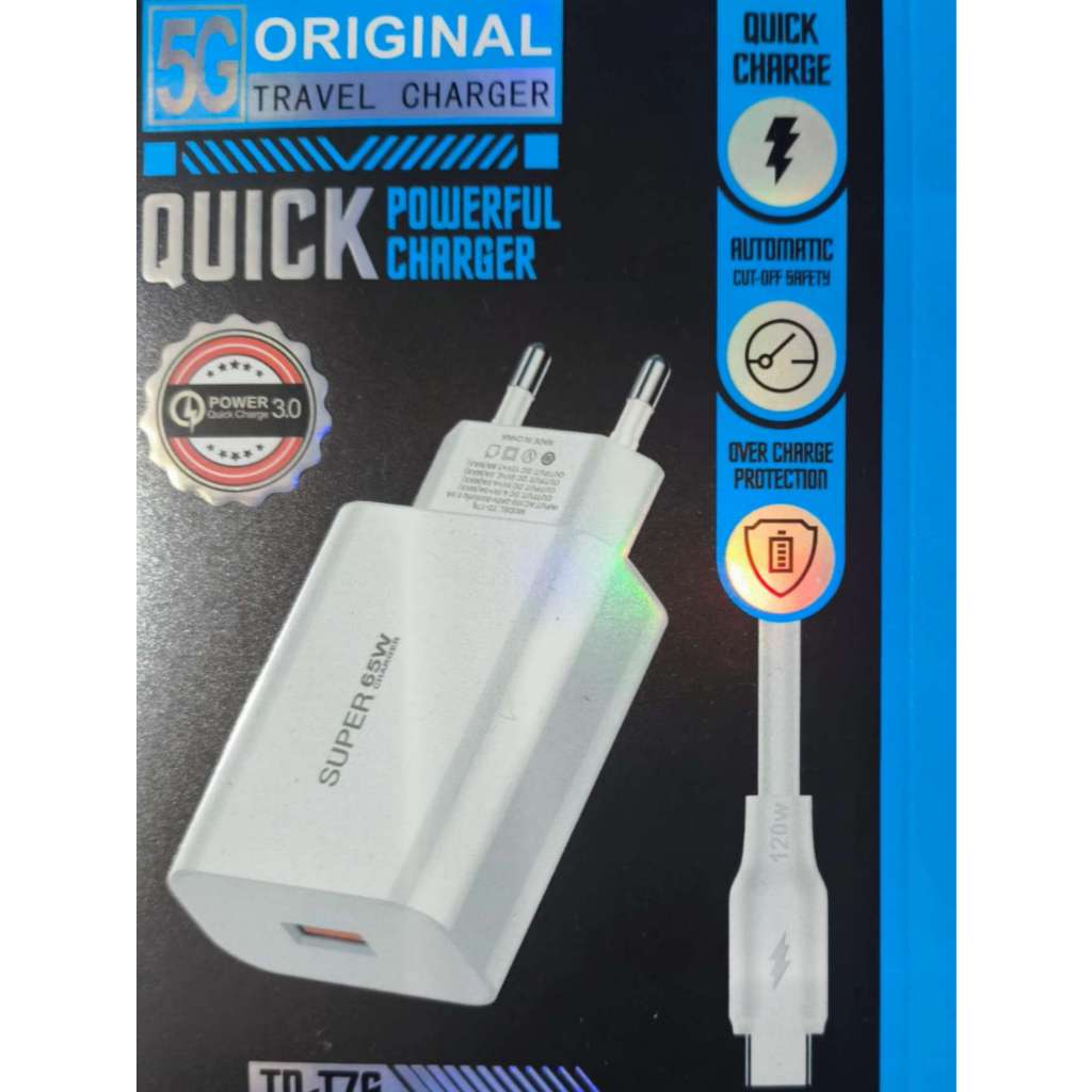 33W Fast Charger Type C สําหรับ iPhone Samsung Oppo